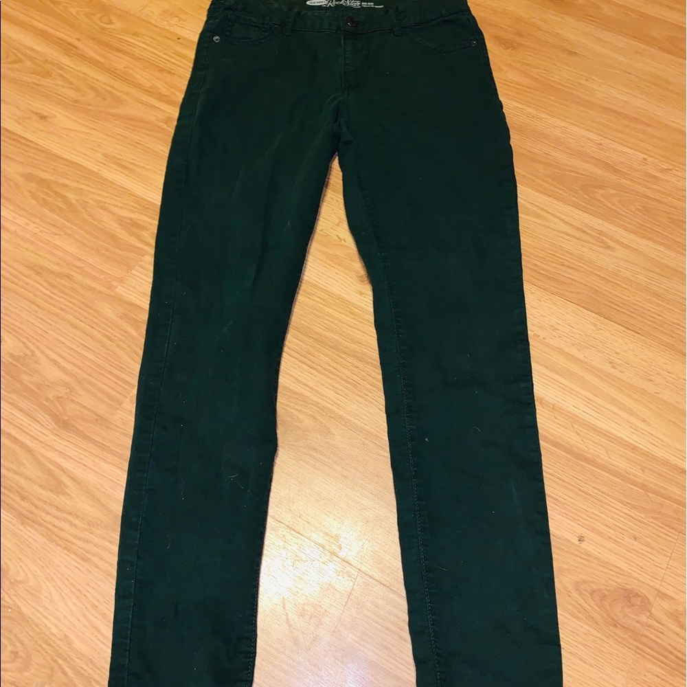 Old Navy size 6 Green jeans skinny